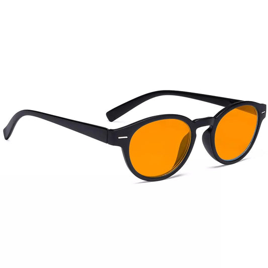 Orange Tinted Blue Light Blocking Glasses Women Men