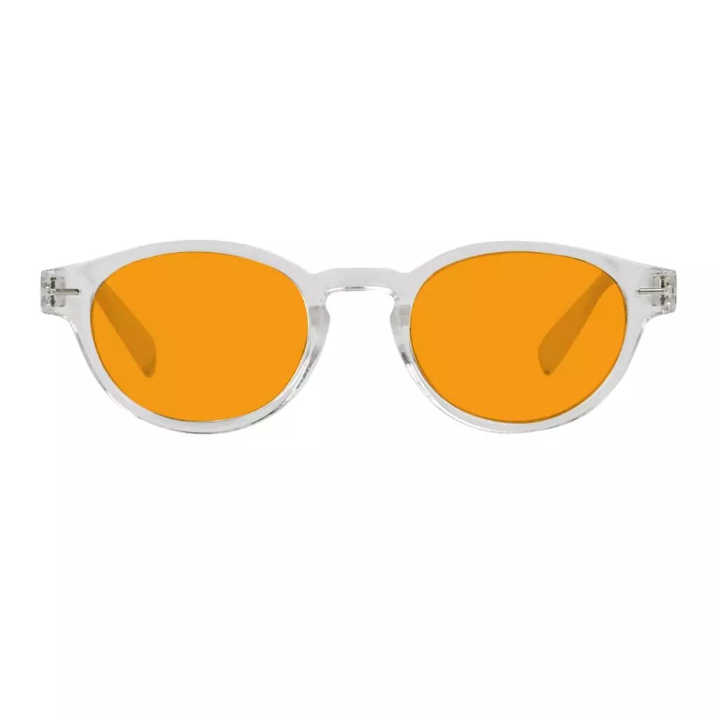 Orange Tinted Blue Light Blocking Reading Glasses Women Men