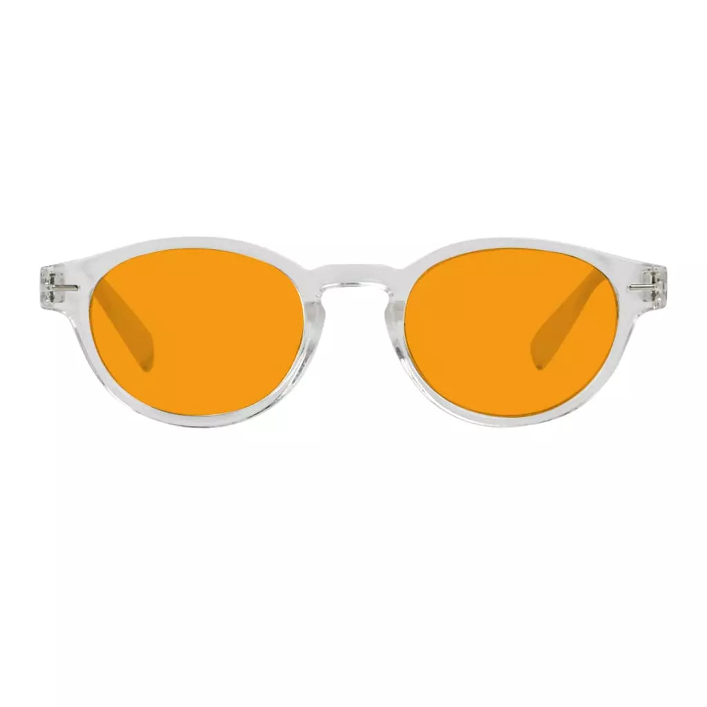 Orange Tinted Blue Light Blocking Reading Glasses Women Men