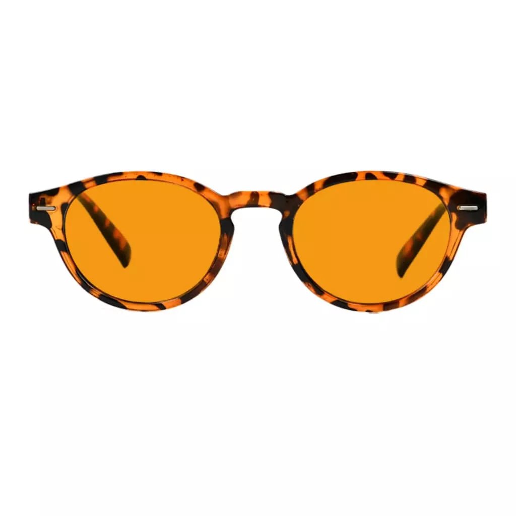 Orange Tinted Blue Light Blocking Glasses Women Men