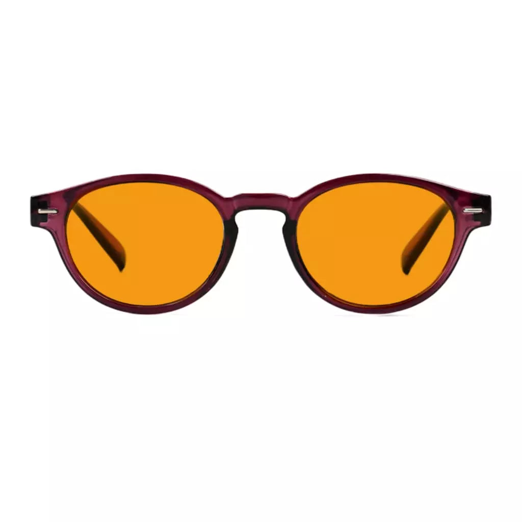 Orange Tinted Blue Light Blocking Glasses Women Men