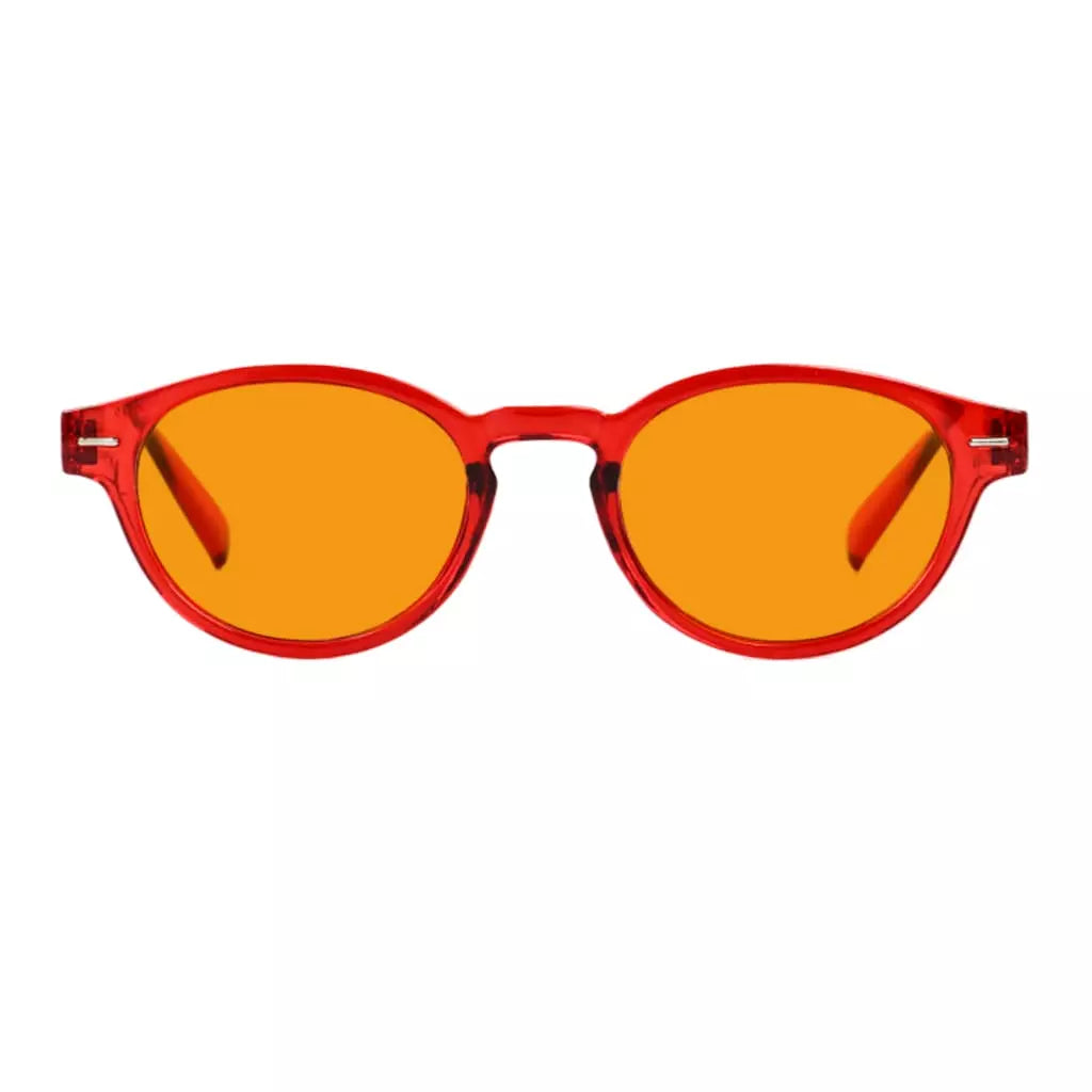 Orange Tinted Blue Light Blocking Glasses Women Men