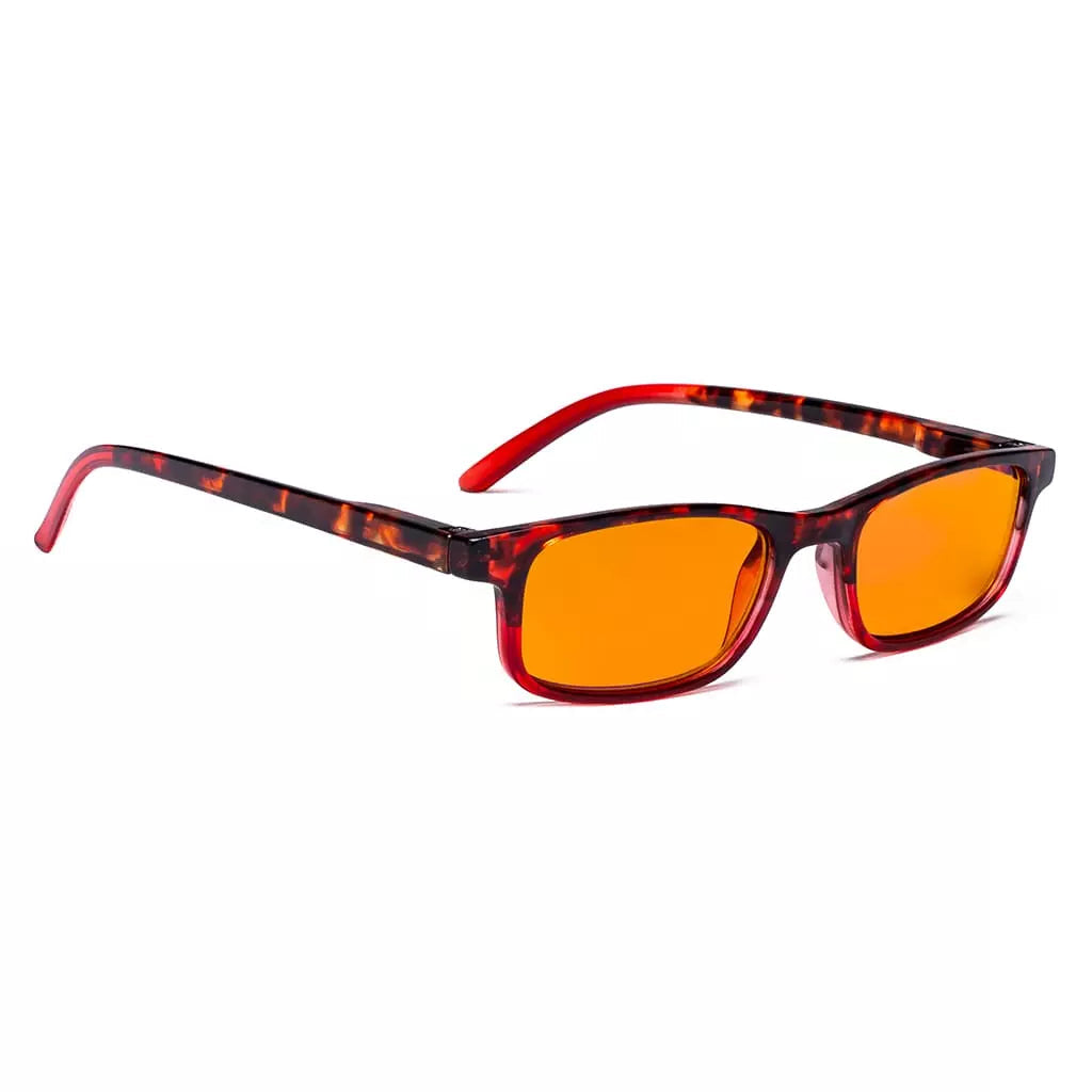 Orange Tinted Blue Light Blocking Reading Glasses Women Men