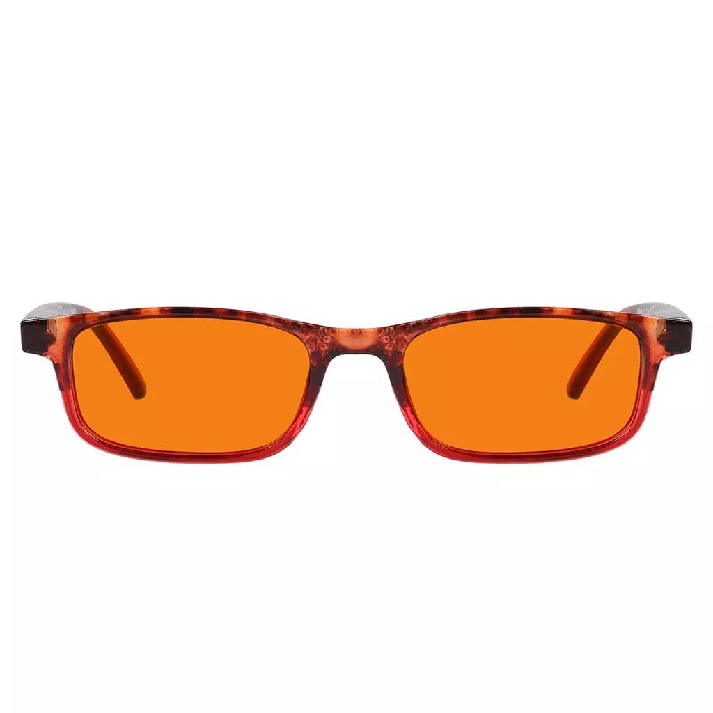Orange Tinted Blue Light Blocking Reading Glasses Women Men
