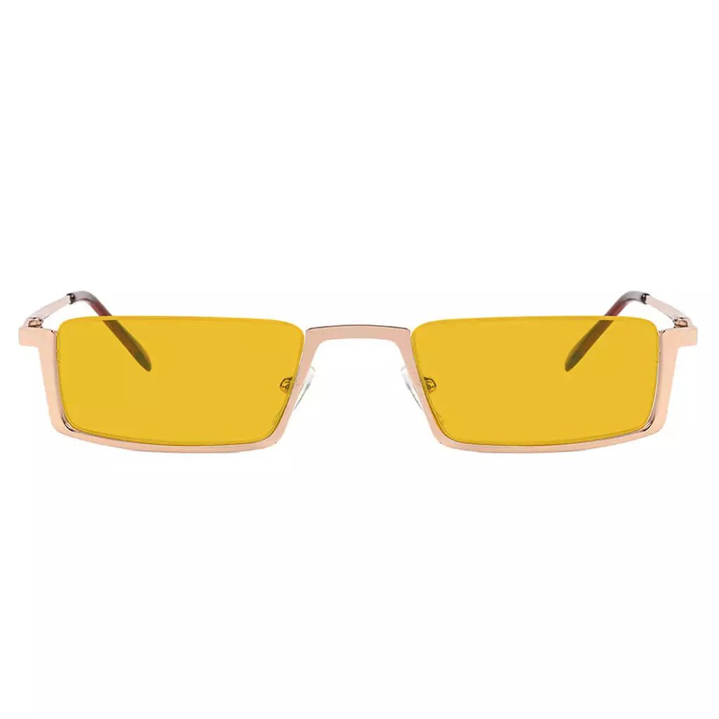 Half-Rim Orange Tinted Blue Light Blocking Reading Glasses Women Men