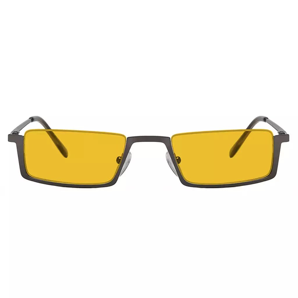 Half-Rim Orange Tinted Blue Light Blocking Reading Glasses Women Men