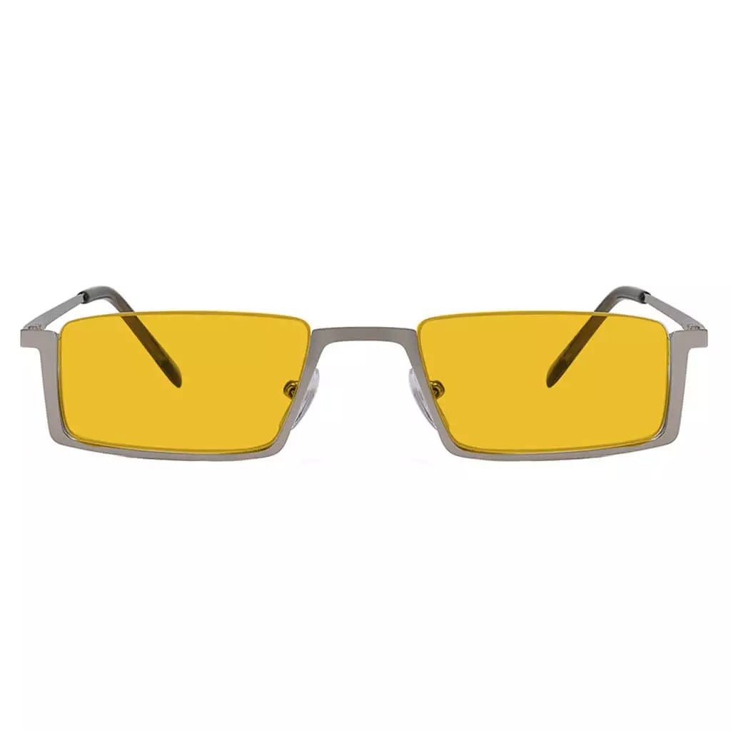 Half-Rim Orange Tinted Blue Light Blocking Reading Glasses Women Men