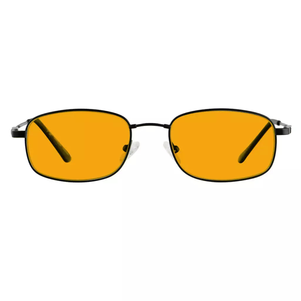 Orange Tinted Blue Light Blocking Glasses Women Men