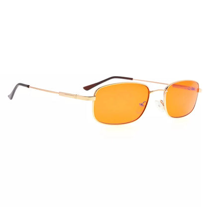 Orange Tinted Blue Light Blocking Glasses Women Men