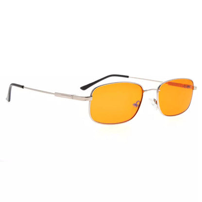 Orange Tinted Blue Light Blocking Reading Glasses Women Men