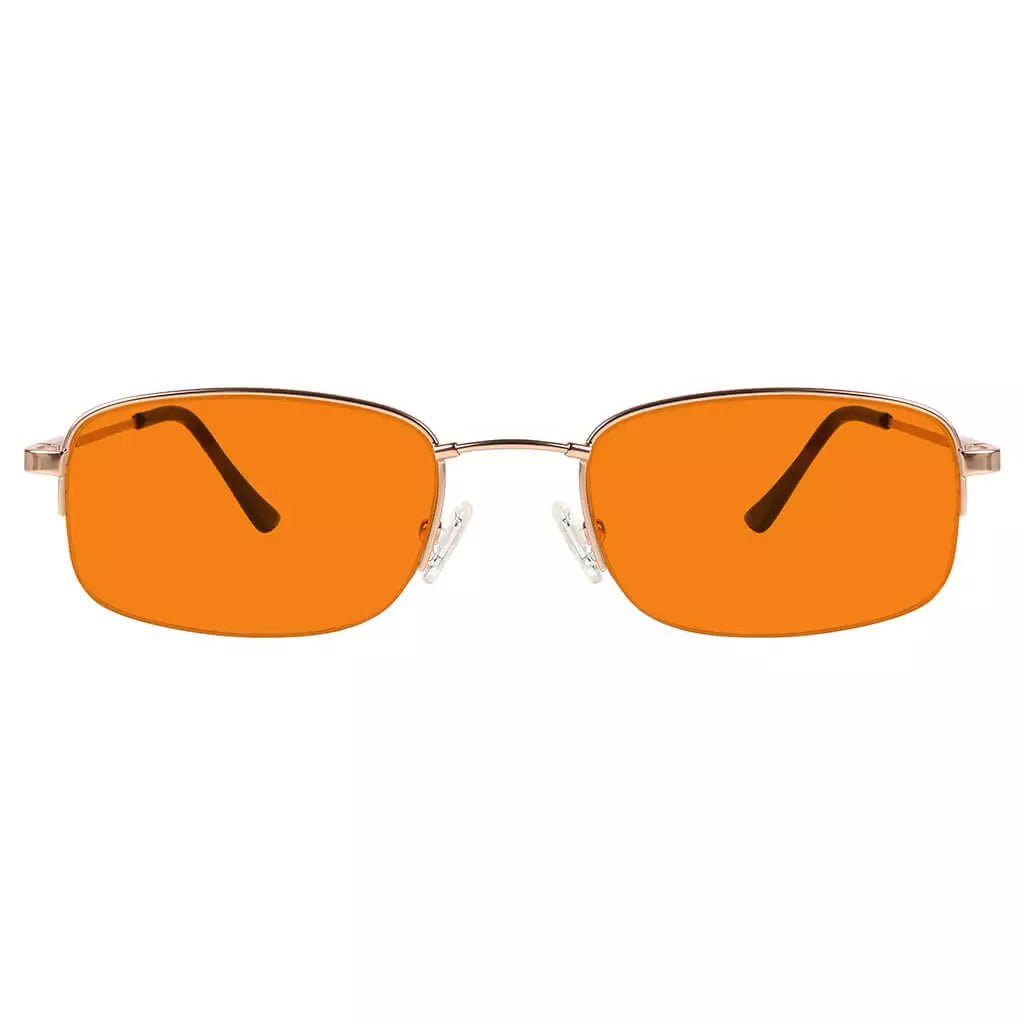 Semi-Rimless Metal Blue Light Blocking Reading Glasses Women Men