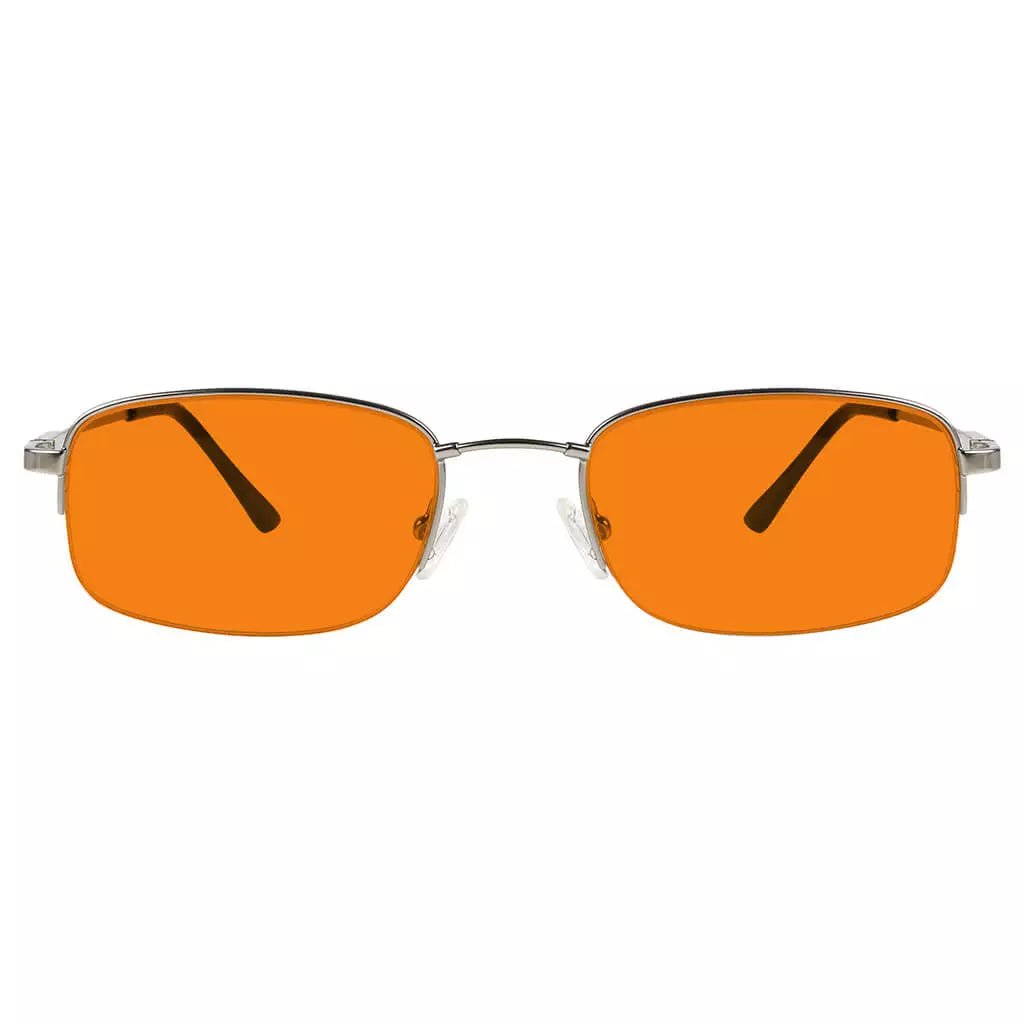 Semi-Rimless Metal Blue Light Blocking Glasses Women Men
