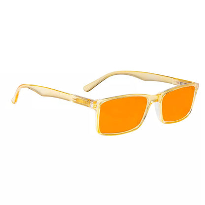 Orange Tinted Blue Light Blocking Glasses Women Men
