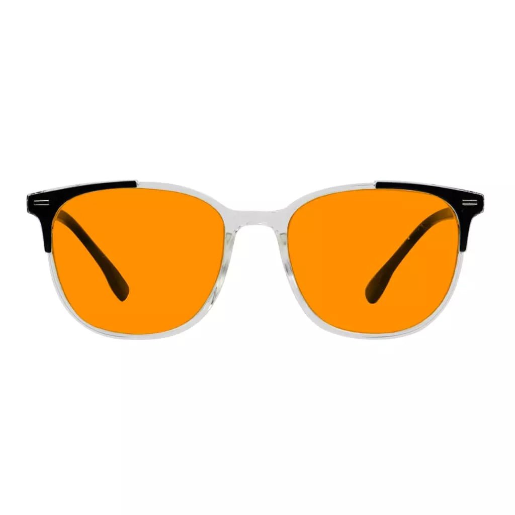 Orange Tinted Blue Light Blocking Reading Glasses for Women