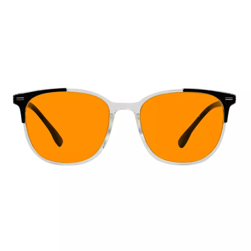 Orange Tinted Blue Light Blocking Reading Glasses for Women