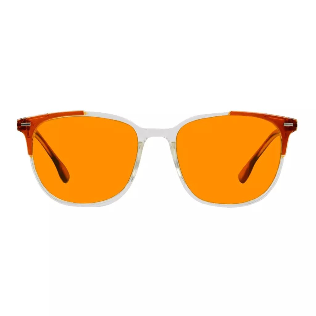 Orange Tinted Blue Light Blocking Reading Glasses for Women