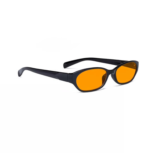 Orange Tinted Blue Light Blocking Reading Glasses for Women