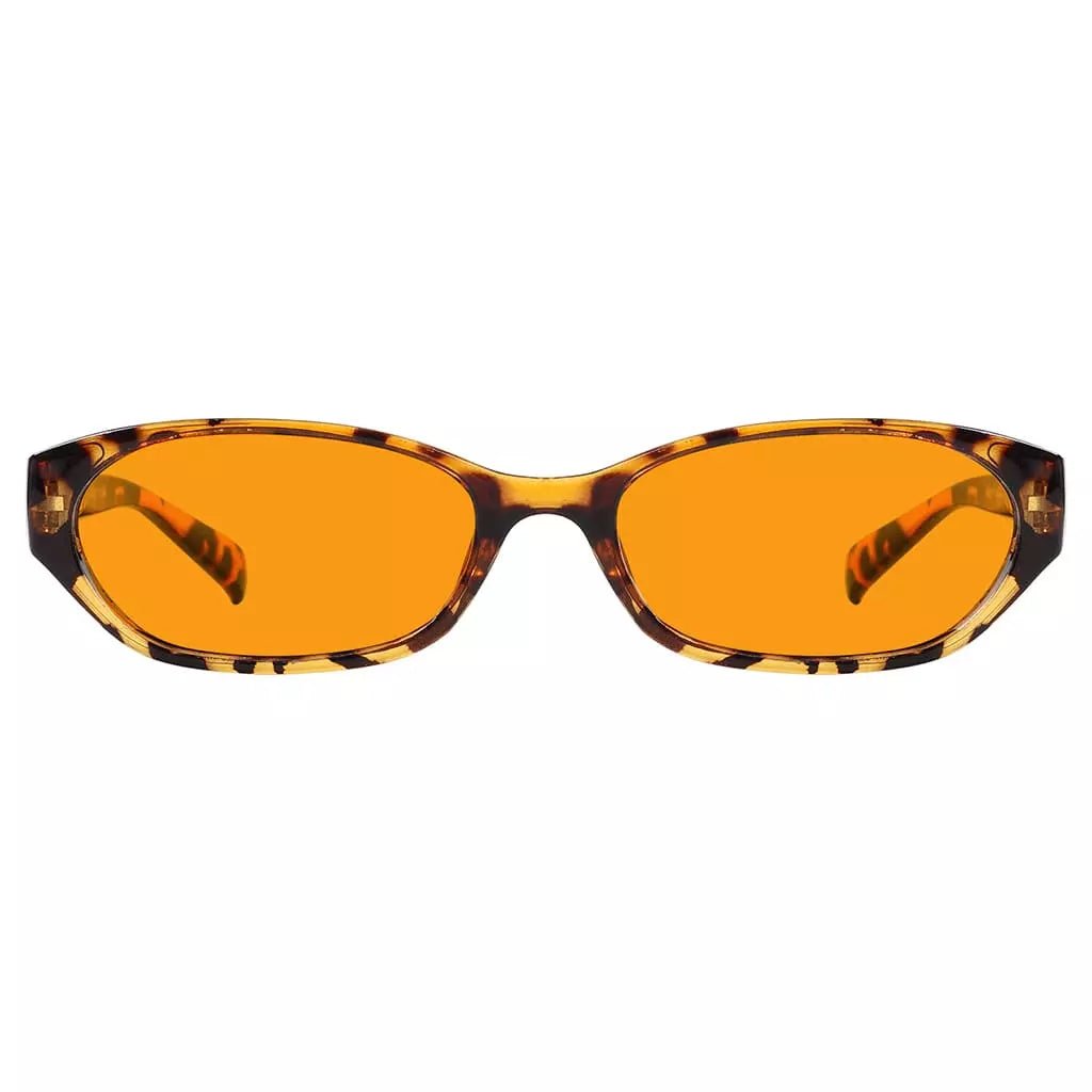 Orange Tinted Blue Light Blocking Reading Glasses for Women