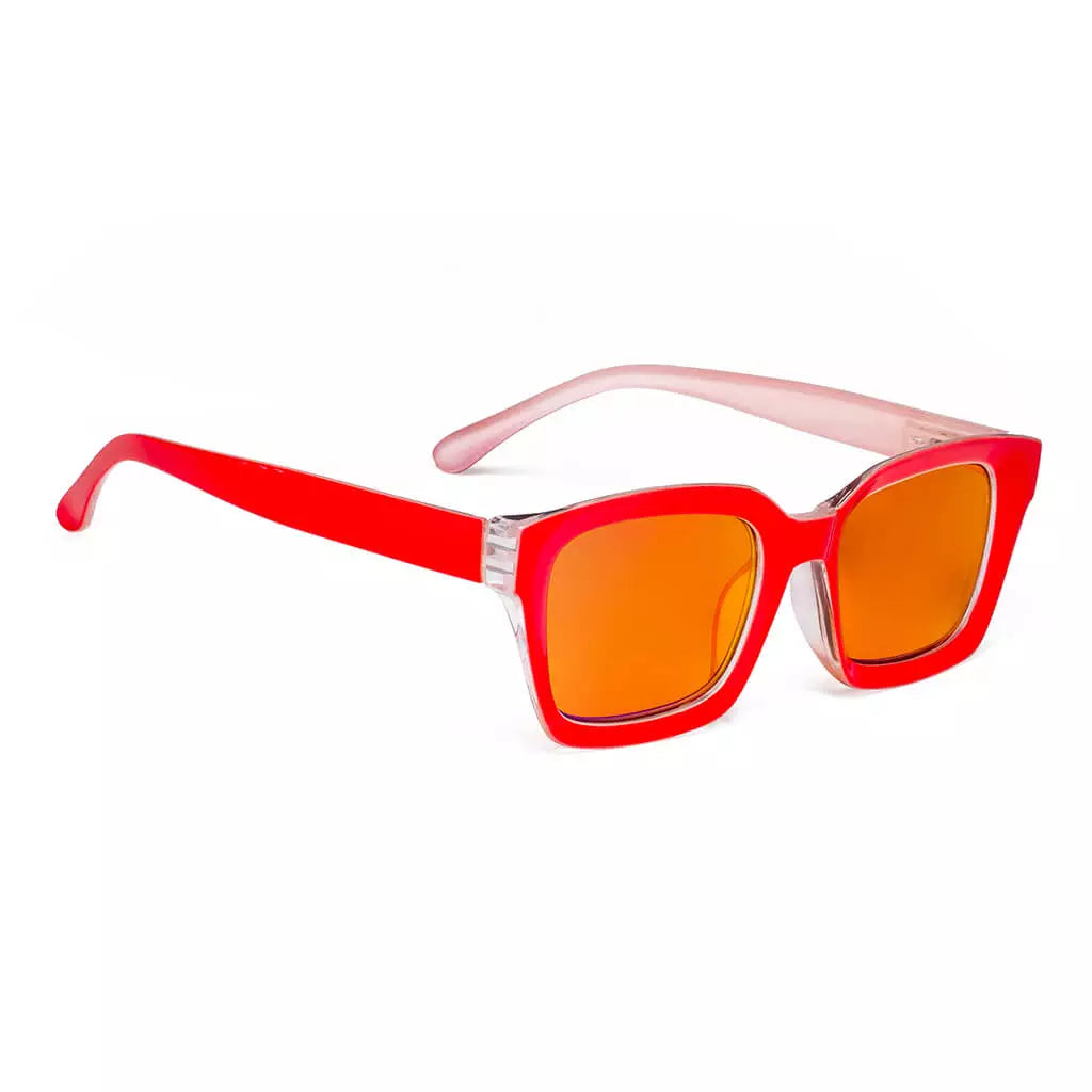 Square Orange Tinted Blue Light Blocking Glasses Momen