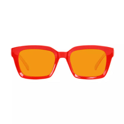 Square Orange Tinted Blue Light Blocking Reading Glasses Momen