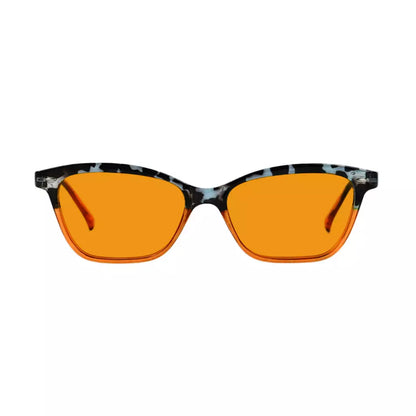 Cat Eye Orange Tinted Blue Light Blocking Glasses Momen