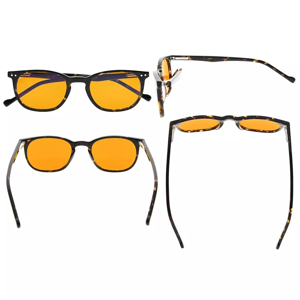 Orange Tinted Blue Light Blocking Glasses for Men