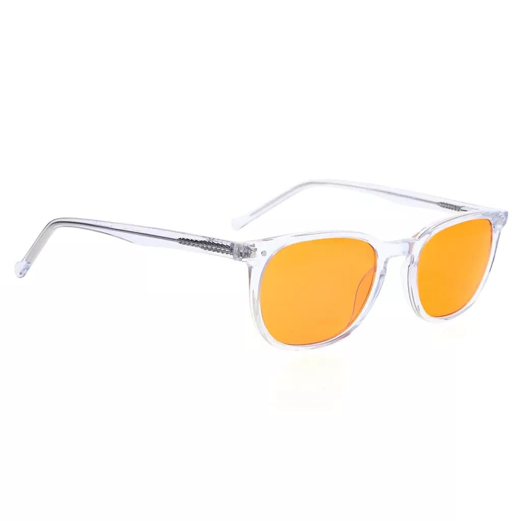 Orange Tinted Blue Light Blocking Reading Glasses for Men