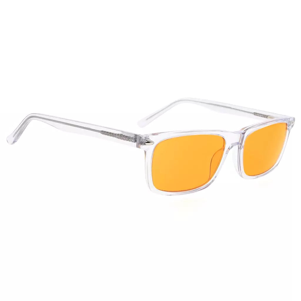 Orange Tinted Blue Light Blocking Reading Glasses for Men Women