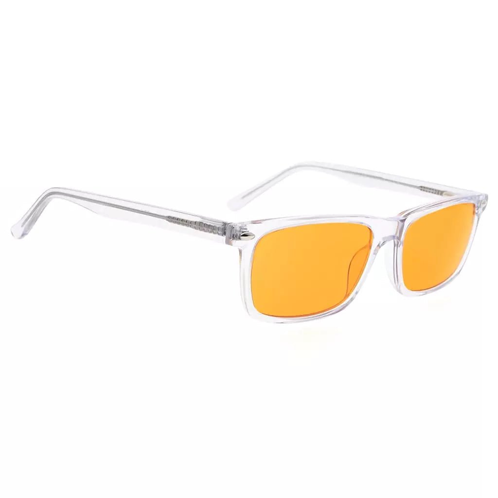 Orange Tinted Blue Light Blocking Reading Glasses for Men Women