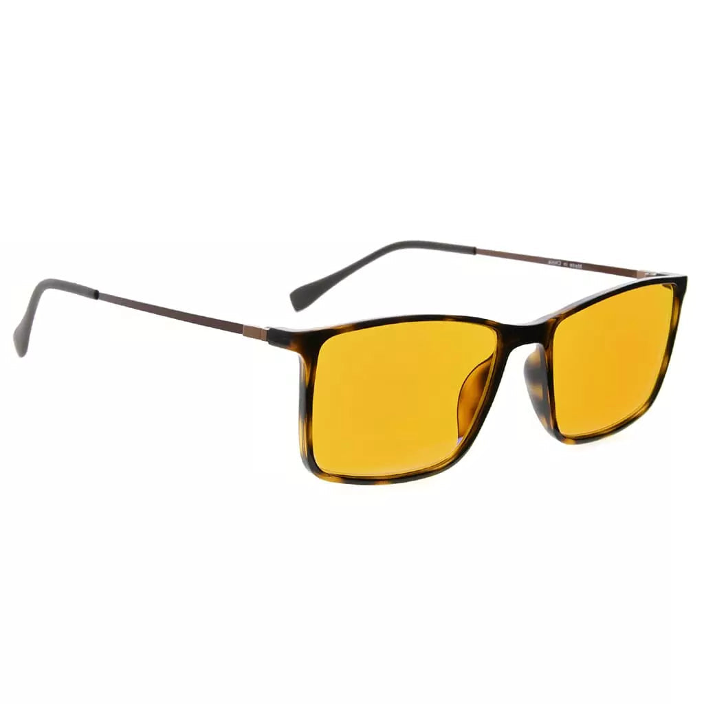 Orange Tinted Blue Light Blocking Glasses Men