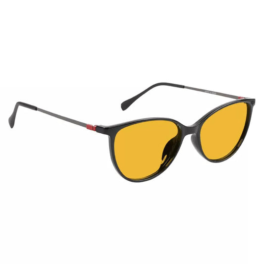 Cat Eye Orange Tinted Blue Light Blocking Glasses Women