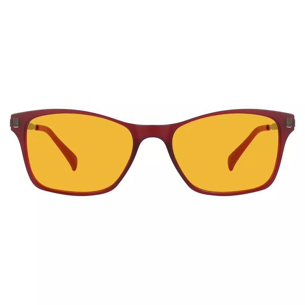 Orange Tinted Blue Light Blocking Reading Glasses for Men and Women