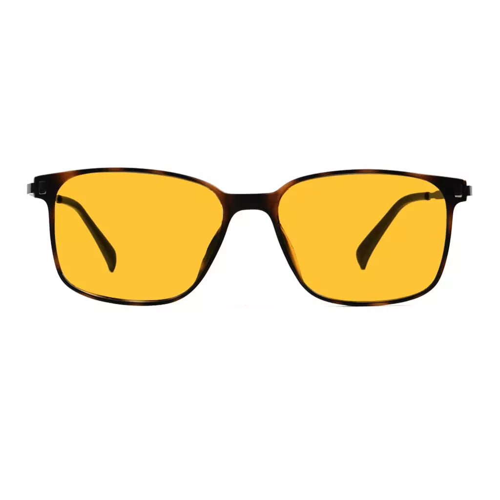 Orange Tinted Blue Light Blocking Glasses Men