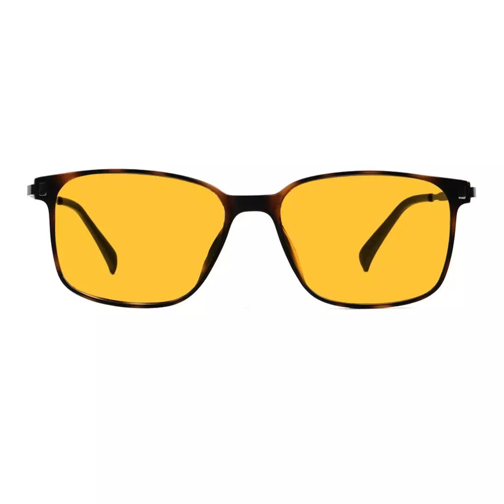 Orange Tinted Blue Light Blocking Glasses Men