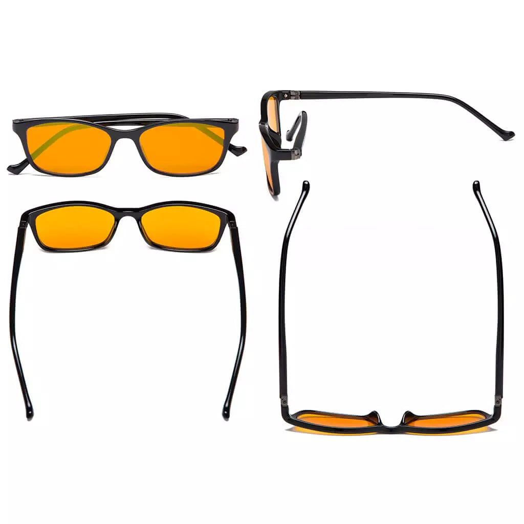 Small Orange Tinted Blue Light Blocking Glasses for Kids