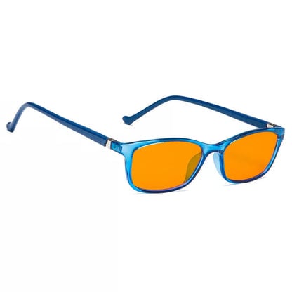 Small Orange Tinted Blue Light Blocking Glasses for Kids