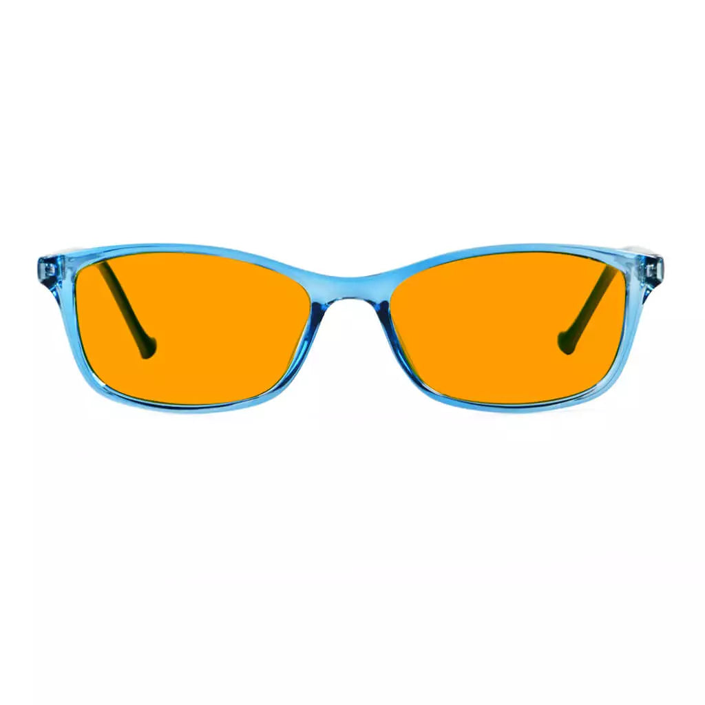 Small Orange Tinted Blue Light Blocking Glasses for Kids