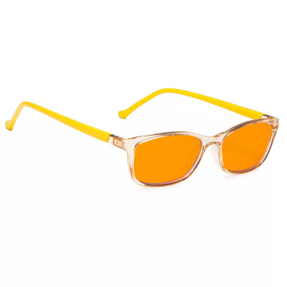 Small Orange Tinted Blue Light Blocking Glasses for Kids