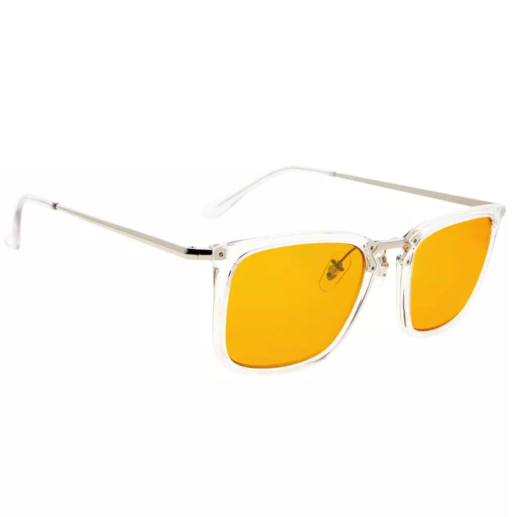 Orange Tinted Blue Light Blocking Glasses Men Women