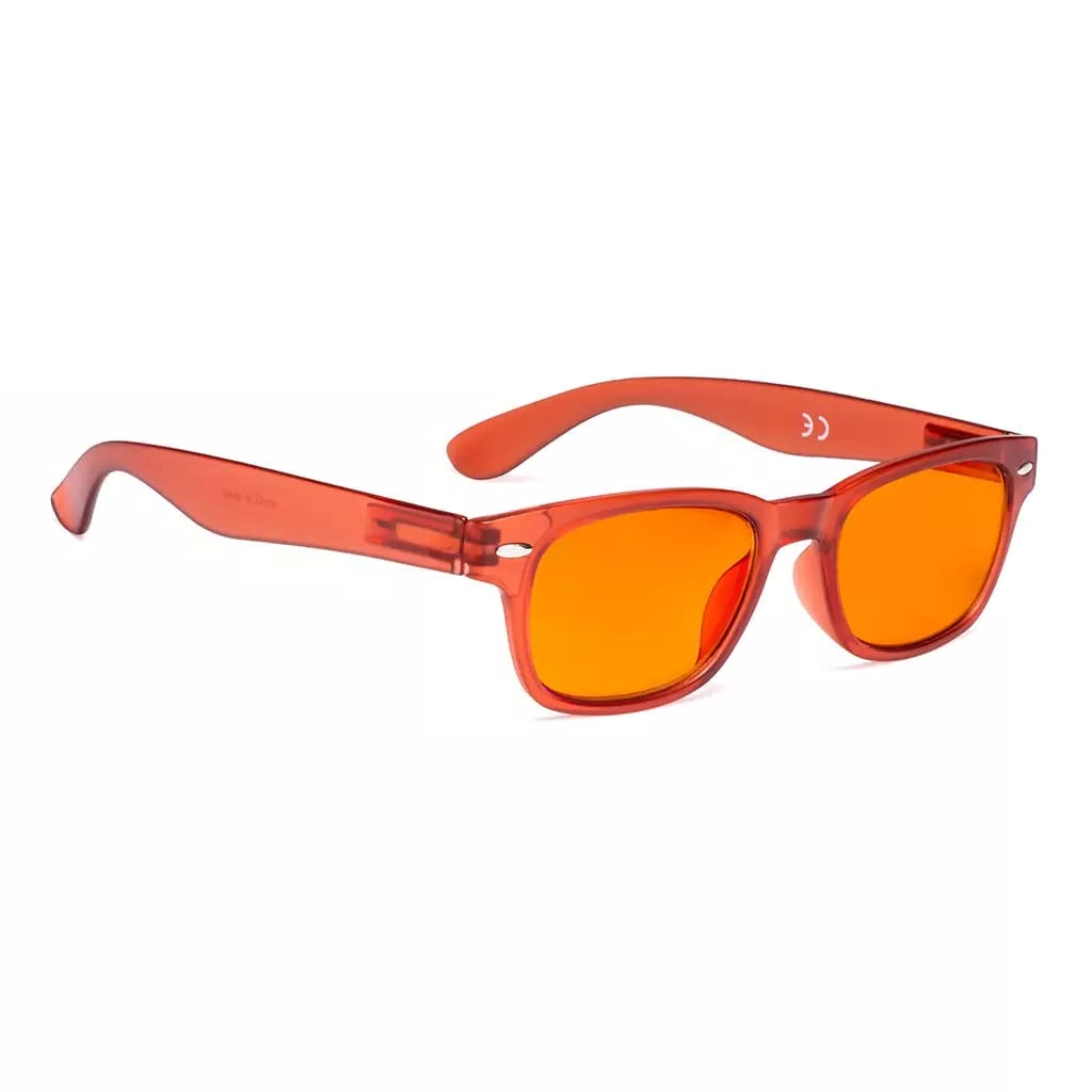 Cat Eye Orange Tinted Blue Light Blocking Glasses for Women