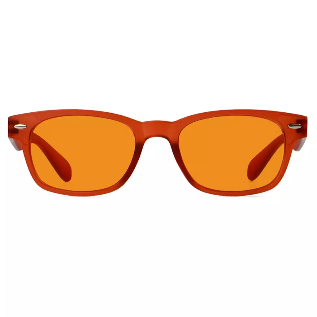 Cat Eye Orange Tinted Blue Light Blocking Glasses for Women