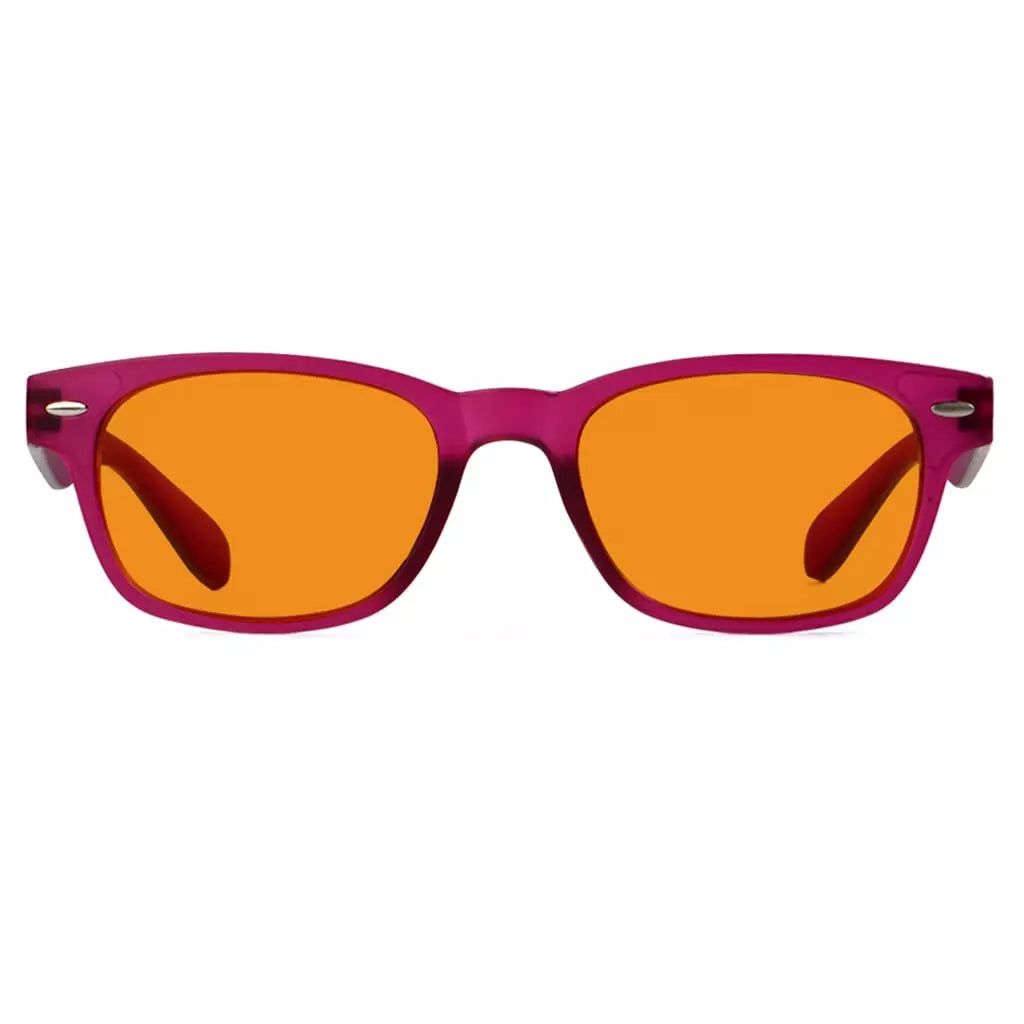 Cat Eye Orange Tinted Blue Light Blocking Glasses for Women