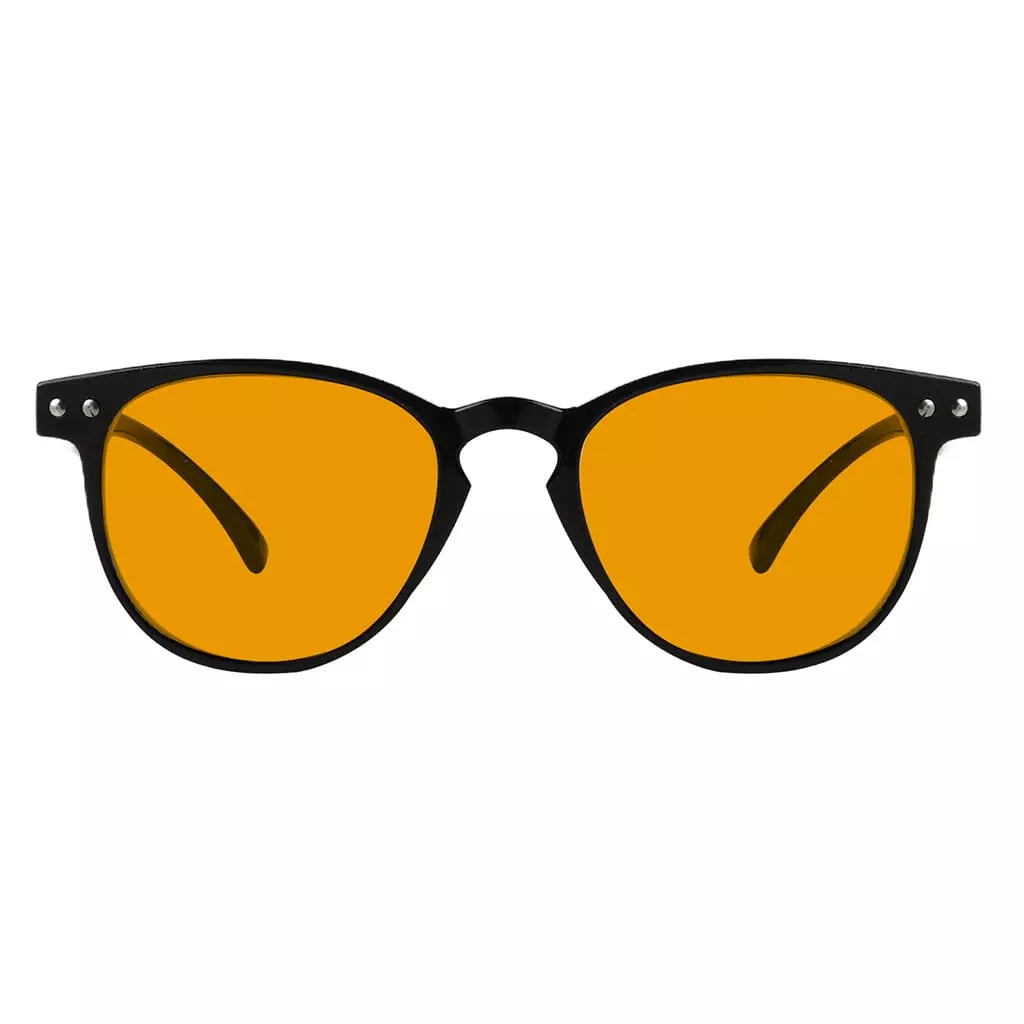 Orange Tinted Blue Light Blocking Glasses Women Men