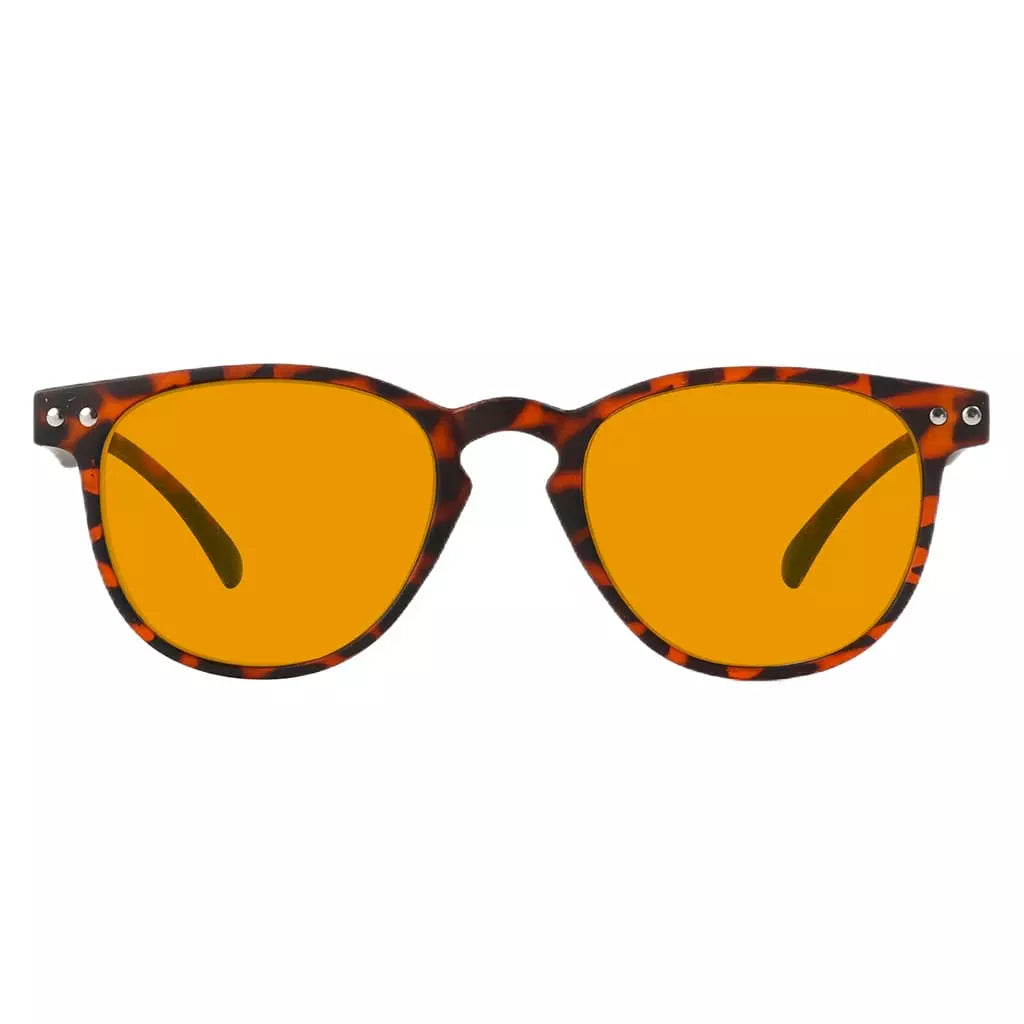 Orange Tinted Blue Light Blocking Glasses Women Men