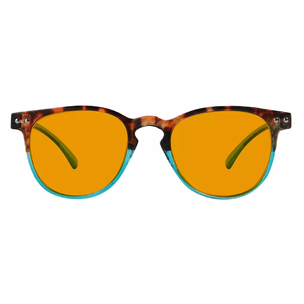 Orange Tinted Blue Light Blocking Glasses Women Men