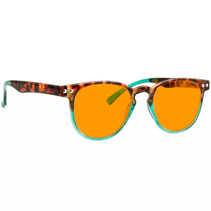 Orange Tinted Blue Light Blocking Glasses Women Men