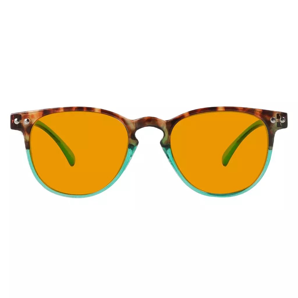 Orange Tinted Blue Light Blocking Glasses Women Men