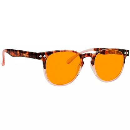 Orange Tinted Blue Light Blocking Glasses Women Men