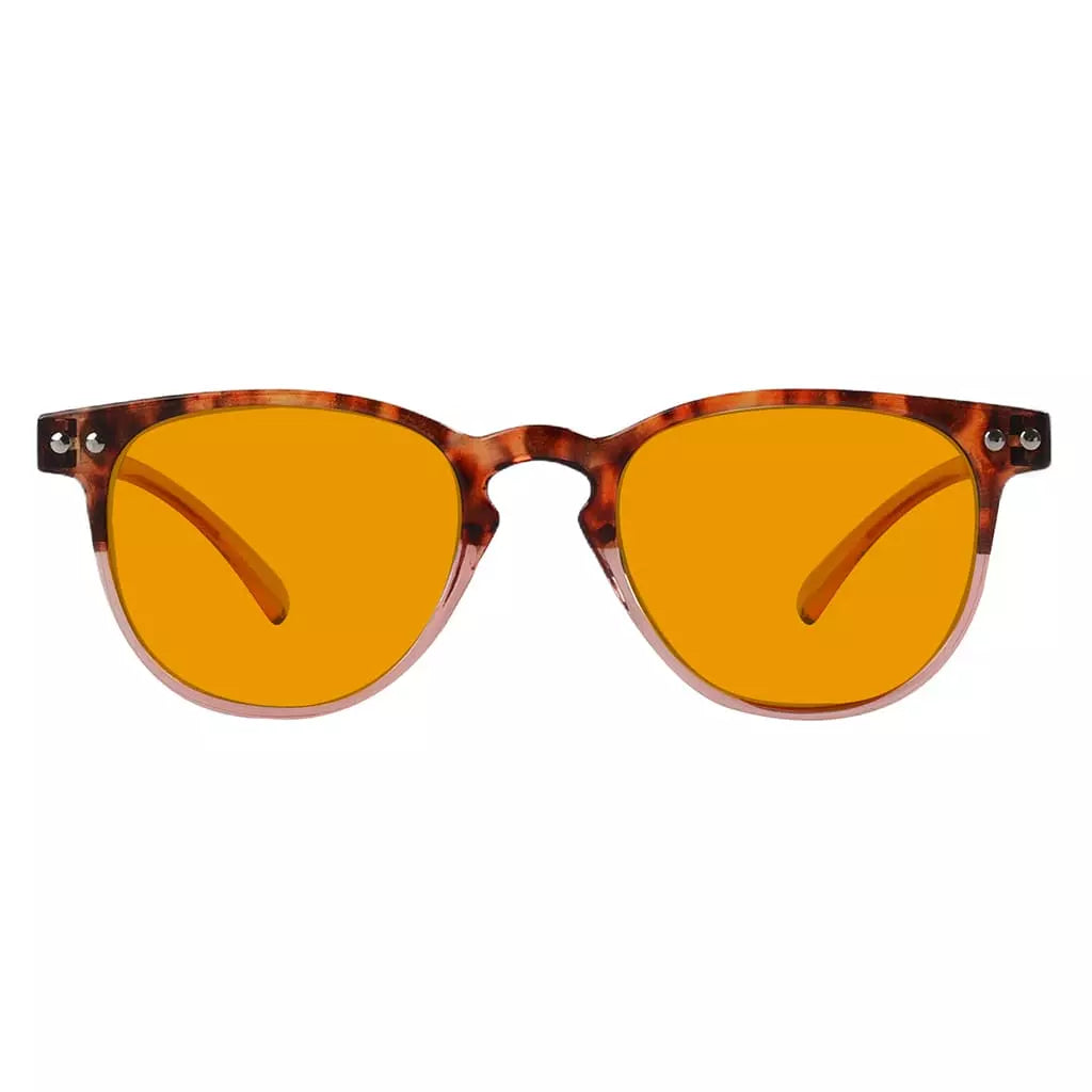 Orange Tinted Blue Light Blocking Glasses Women Men