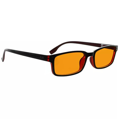 Orange Tinted Blue Light Blocking Reading Glasses for Women Men